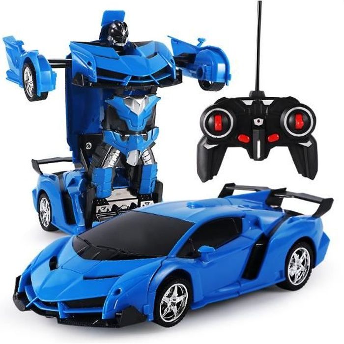1:18 Transformers Voiture télécommandée électrique télécommandée à Grande Vitesse Voiture RC Robots Jouets pour Cadeaux Enfants