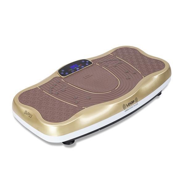 HMSPORT - Plateforme plaque vibrante Fitness Tonification - 99 niveaux de vitesse + 3 programmes d'entraînement - 150 kg max -