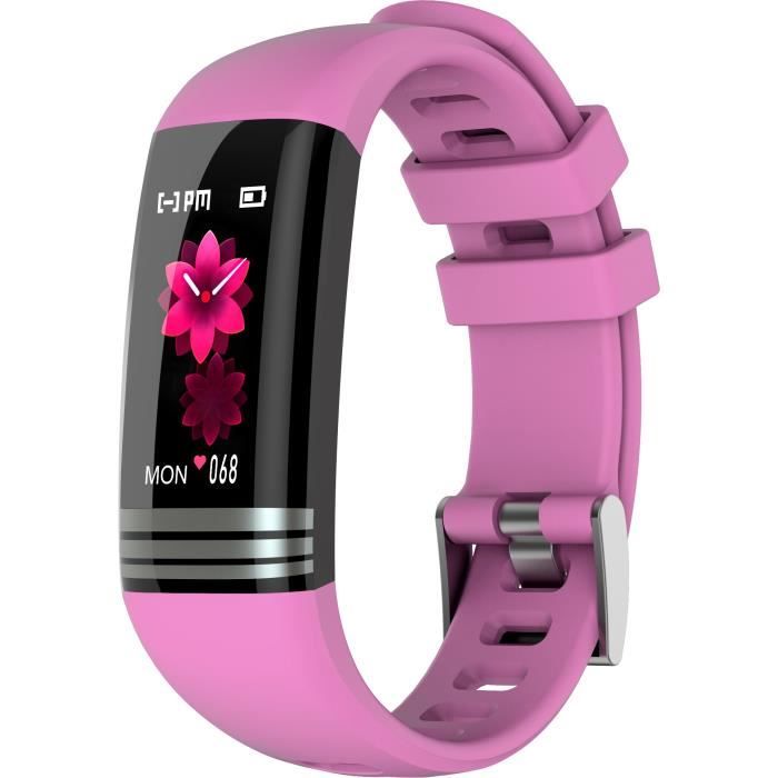 Montre connectée MMTek Thermo Sport Smartband thermomètre Bracelet montre intelligente fitness – Rose