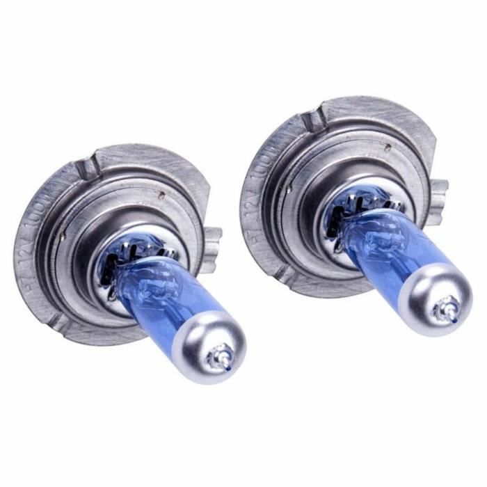 Phares - Optiques,Ampoules au xénon blanches 12V H7 100W 8500K Remplacement de phares de voiture, ampoules halogènes Super