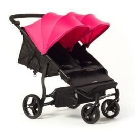 Poussette double Baby Monsters Pink