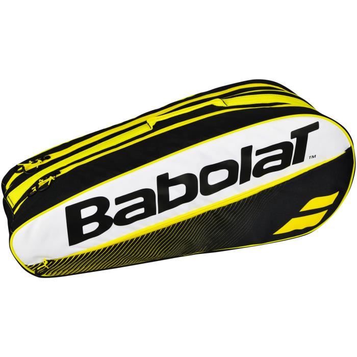 Sac de Tennis Babolat Club Jaune 6R - Couleur:Jaune Type Thermobag:6 raquettes
