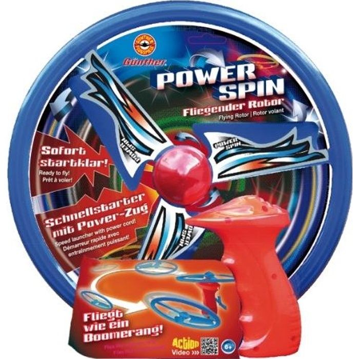 GUNTHER Hélice volante Power Spin avec lanceur