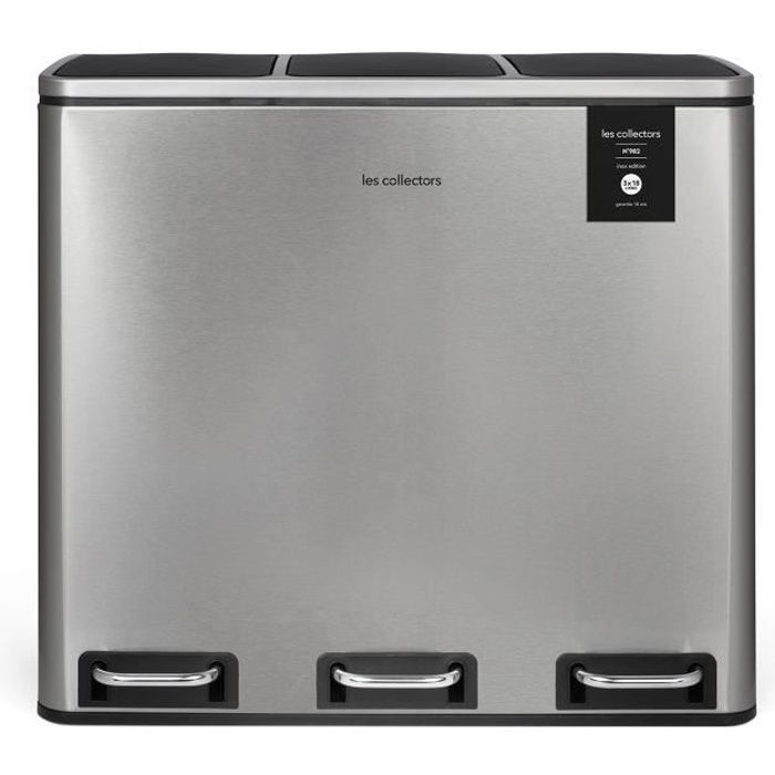 Les collectors - Poubelle pédale 54L inox edition - N°982