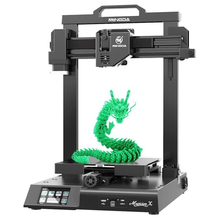 MINGDA Magician X Imprimante 3D Modulaire FDM Impression à Nivellement Automatique Impression Ultra-Silencieuse Connexion Multiple,
