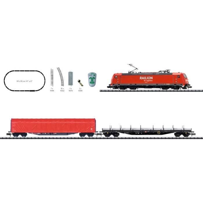 MiniTrix T11145 1 set - GARAGE A CONSTRUIRE - GARE A CONSTRUIRE - AEROPORT A CONSTRUIRE - PORT A CONSTRUIRE - HABITATION A