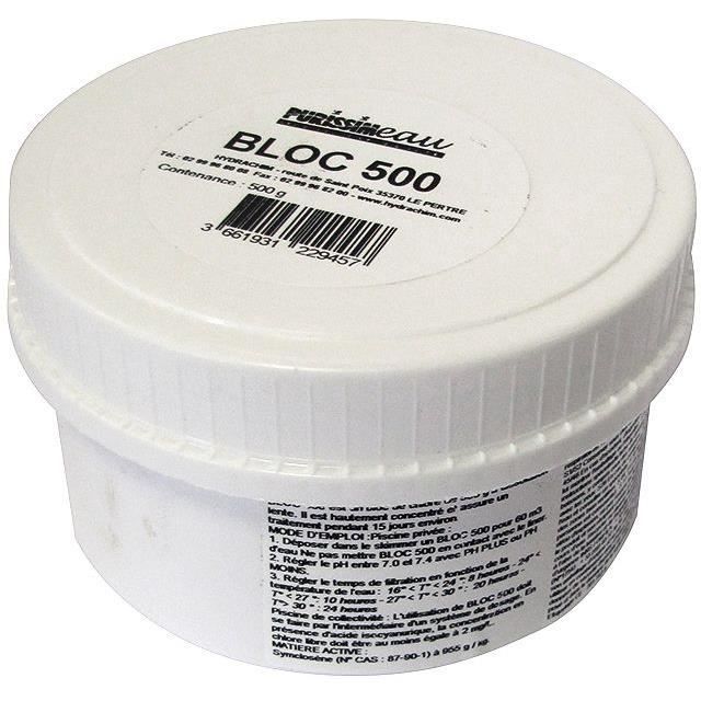 Chlore bloc 500 g