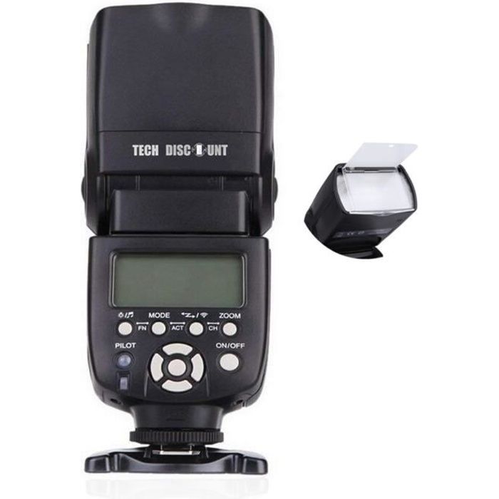 TD® flash pour Canon Nikon D3400 universel avec batterie Selfie Pentax Olympus appareil photo caméra numérique sport sans fil DSLR