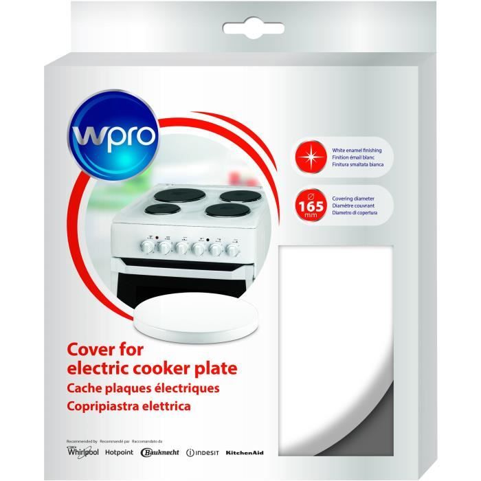 Wpro CQB170 - Cache-plaque blanc, diam 165 mm