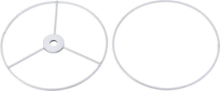 Cadre D'abat-jour Support D'hets À Lampe De Bricolage En Fil Fer