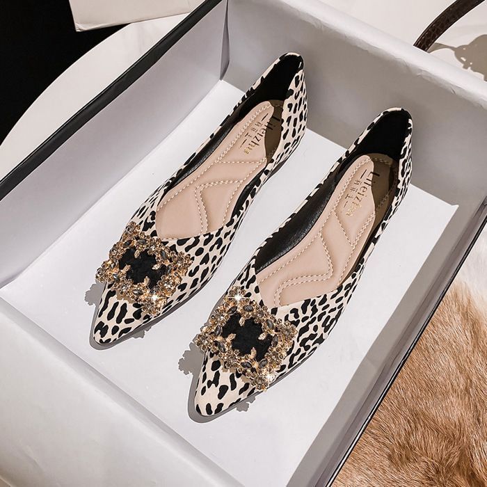 Chaussures léopard pour Femme pas chères