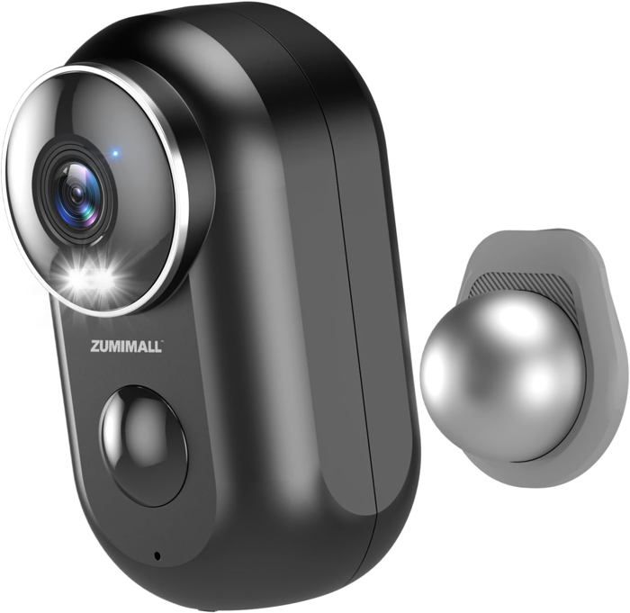 Pack 2 Caméras Surveillance ANTELA 3MP WiFi - Vision Nocturne 10m Et Rotation 355°