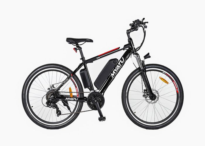 MYATU Vélo électrique 26” - 250W 36V/12.5AH Batterie Amovible - Shimano 21s - Autonomie 60 km - VTT électrique - Noir