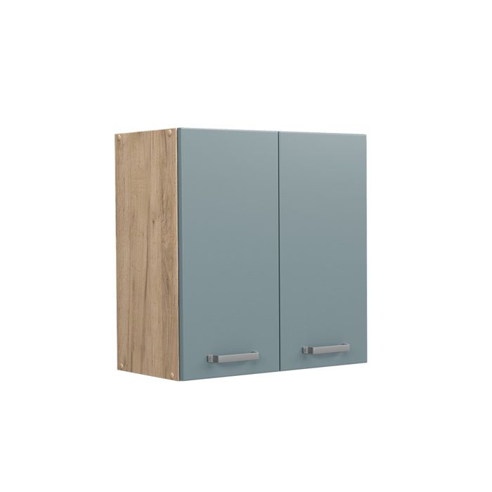 Elément haut de cuisine R-Line 60cm Bleu-gris/Chêne de force doré Vicco 41109