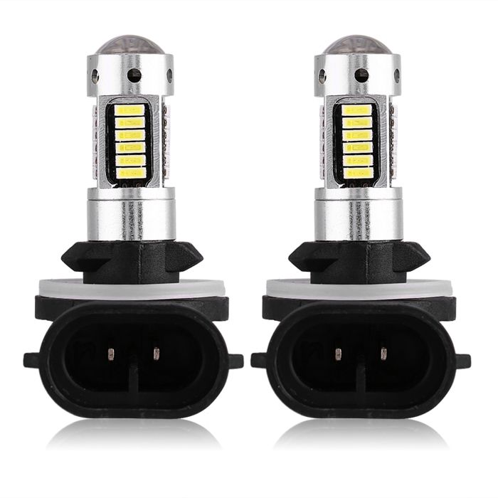 Ampoule LED Phare Moto P45T 84 LEDs Blanc 6000K - Double Faisceau 10-30V