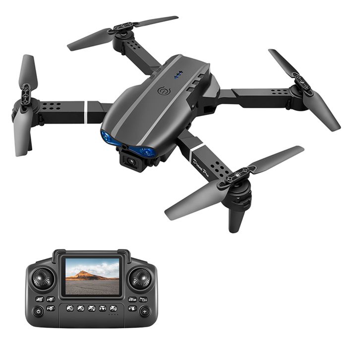 Drone avec Caméra Télécommande avec Ecran Quadcopter RC Pliable Drone pour Débutant Jouet pour Garçon Fille Cadeaux Noël Noir