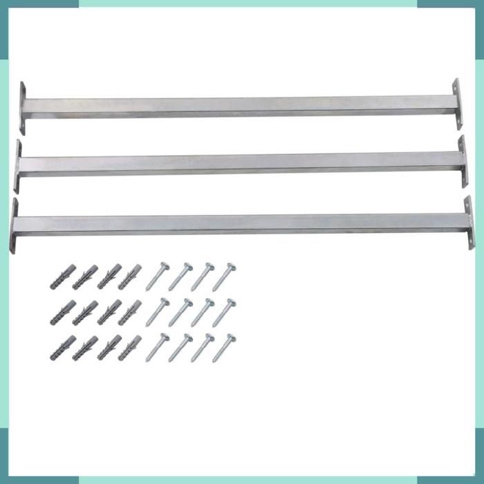Lot de 4 barres réglables pour robot tondeuse pour trampolines