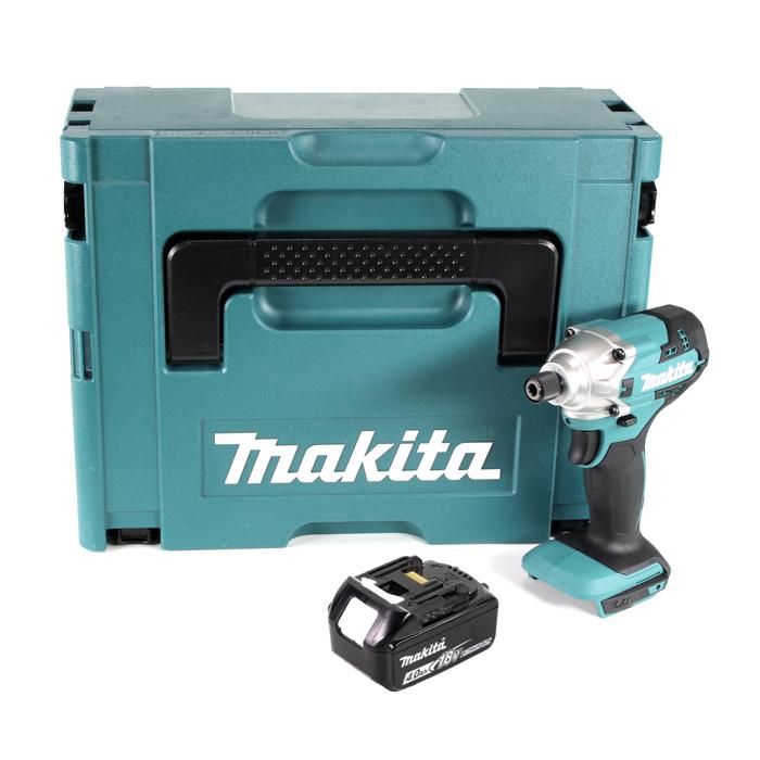 Makita DTD 156 M1J Clé à choc sans fil 18V 155Nm + 1x batterie 4 0Ah + Makpac sans chargeur - vue 2
