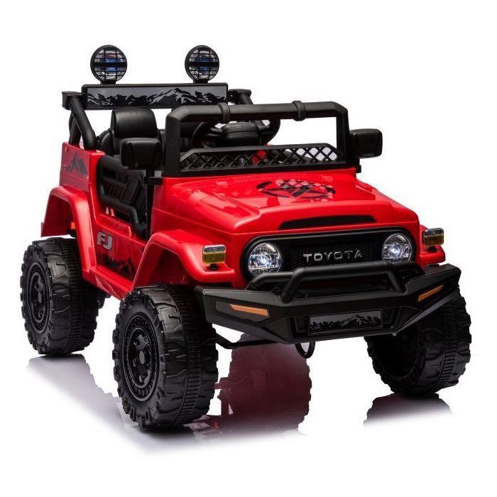Voiture electrique Leantoys Voiture à batterie Toyota FJ Red 4x4 EDUKAMP