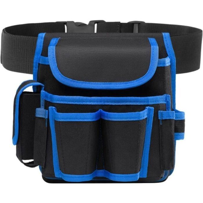 Sacoche à outils professionnelle - MICH - Tissu oxford résistant - Ceinture réglable - Grande poche principale