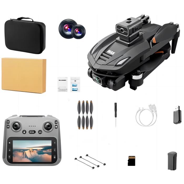 GPS Drone 8K Caméra HD Professionnelle 5G WIFI FPV 360 ° Quadrirotor RC Grand écran Sans Balais Pour éviter Les Obstacles
