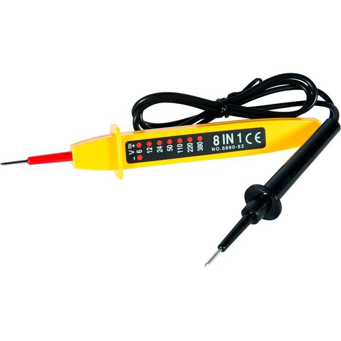 58200 Testeur 8 Fonctions 6-400 V Noir/Jaune - Cdiscount Auto