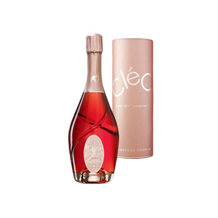 Champagne Esterlin Cléo Rosé de Saignée NV - 75cl - Gift-Pack - La cave ...