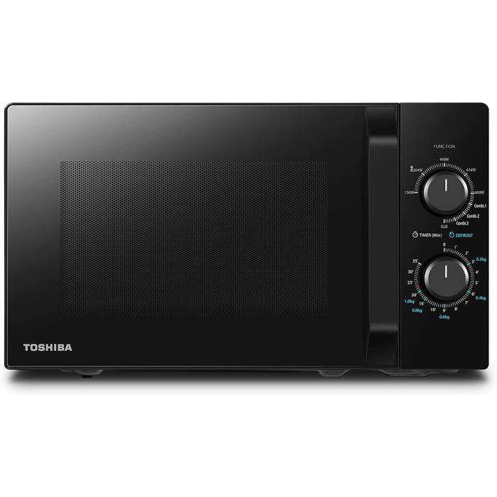 Four à micro-ondes avec grill - SUTEO - 20 L - 800W - Grill croustillant - Cuisson combinée - 9 niveaux de puissance - Suteo