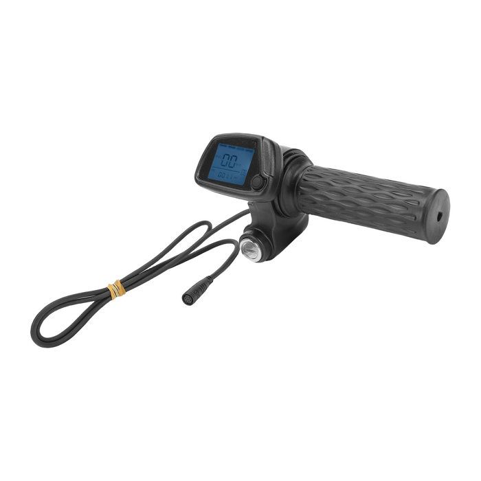 Shipenophy Écran intégré daccélérateur Accélérateur intégré 48V avec écran LCD de remplacement pour vélo auto poignees