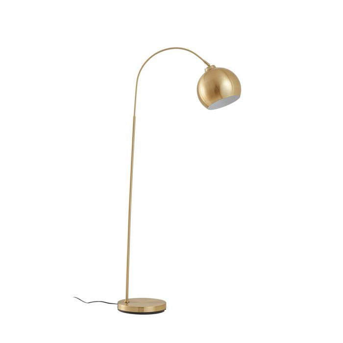 Lampadaire salon - Lindby - lampe sur pied - - laiton mat