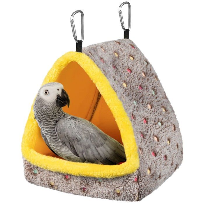 Grand nid d oiseau Chaud pour l hiver lit à Oiseaux Confortable pour amazones Gris africains pour jardin et extérieur