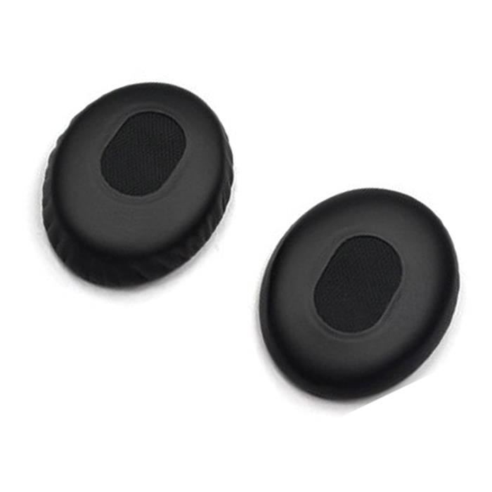 Coussinets De Remplacement Pour Casque Bose Quiet Comfort 3 (QC3) – Noir, Cuir Protéiné – Kit Avec Clips Et Vis - 12