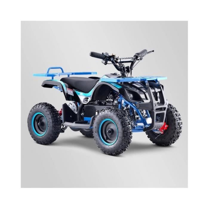 Quad Enfant LXF 49cc - Mini Quad Bleu - Moteur 2 Temps, Freins Disque, Limiteur De Vitesse - Dès 4 Ans
