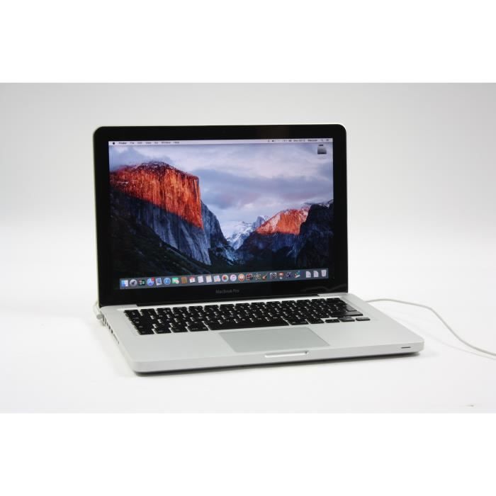 Top achat PC Portable Macbook Pro 13 2009 Intel Core 2 Duo 4Gb 240Gb SSD QWERTY Keyboard pas cher