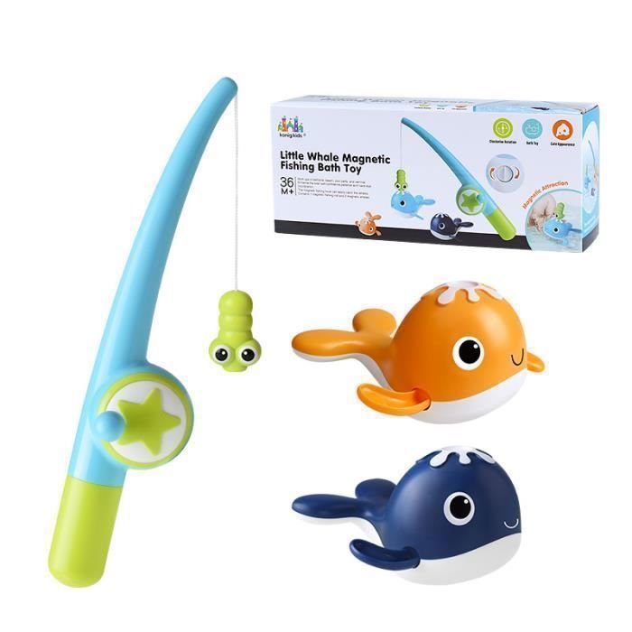 Lot de Jouet de Bain pour Bebe,Jeu de pêche magnétique,Jouets de
