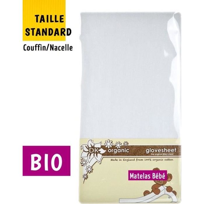 Bio Drap Housse Couffin Nacelle Taille Standard Matelas 70 75 X 26 30 Cm Coins Elastiques Blanc 100 Coton Organique Achat Vente Drap Housse Matelas 0643517093457 Prolongation Soldes Cdiscount