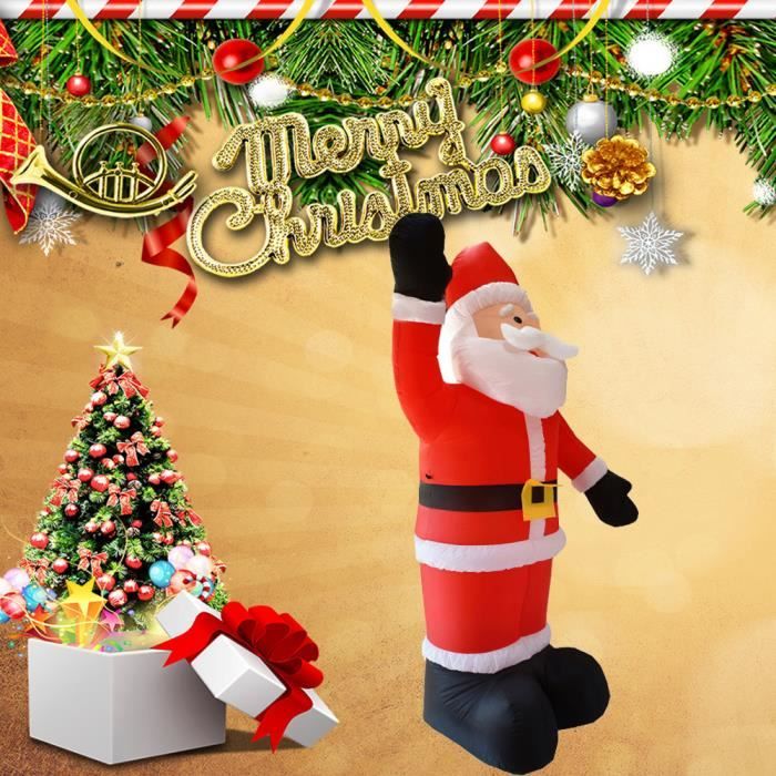 LED de jardin de Noël gonflable Père Noël Décoration Light Up géant