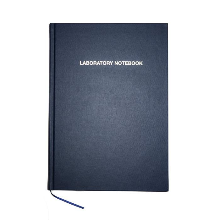 Cahier Laboratoire Logix Books A4 - 192 Pages Petits Carreaux - Qualité Archivage Bleu