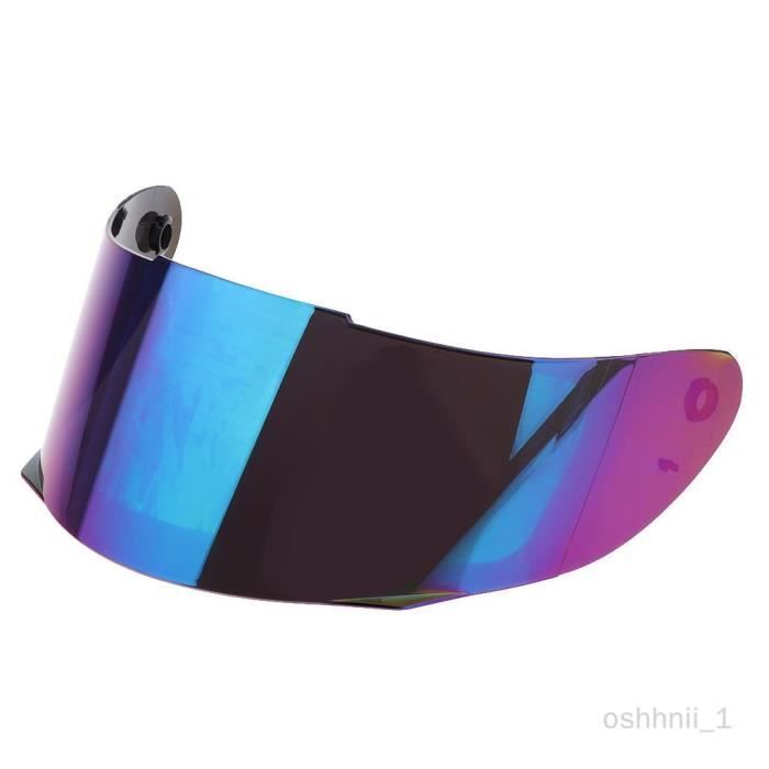 3-Snap Windshield Motorcycle Helmet Flip Up Visor Shield Lens Half Open Face