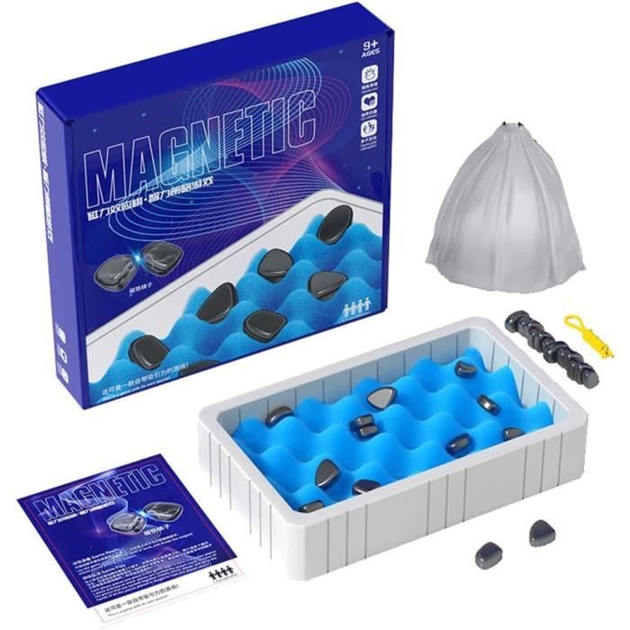 Jeu D’échecs Magnétique 48 Pièces – Sac De Transport, Aimant Puissant, Plateau éducatif, Cadeau Familial, Multijoueur, Logic Stratgic