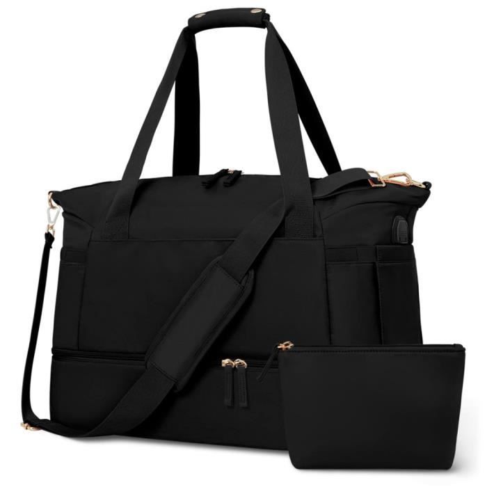 Sac de voyage pour femme - Marque - Noir - Fitness - Multisport