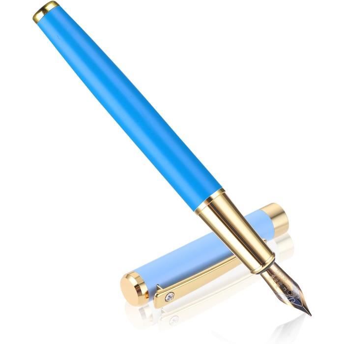Lamy Studio Imperial Blue - Stylo-Plume Métal Élégant, Plume B, Cartouche Encre Bleue T 10