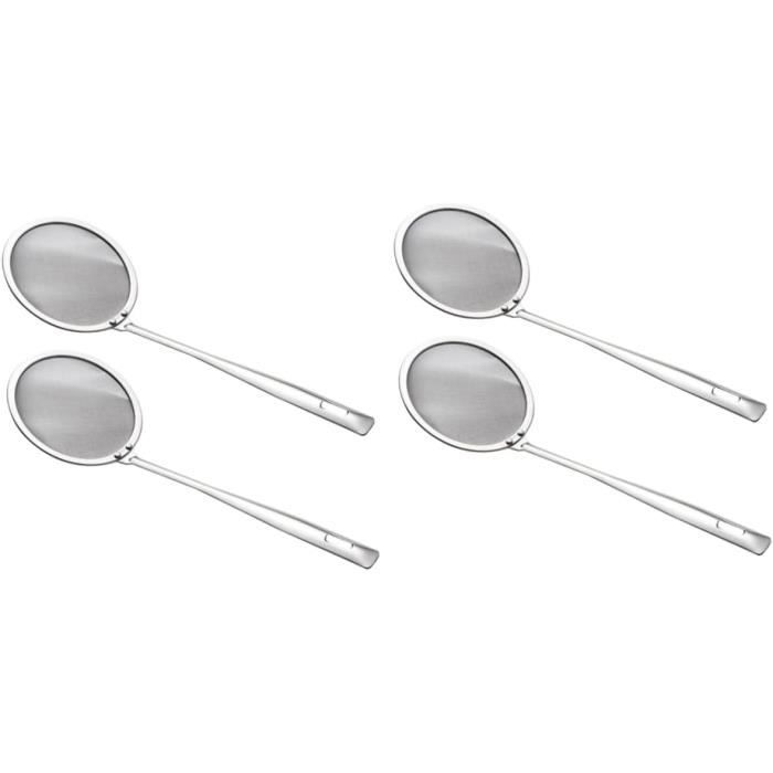 CHICAMPERA Louche En Métal Avec Passoire à Mailles Fines Pour