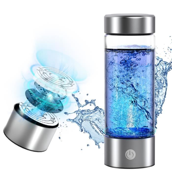 Générateur D’hydrogène Portable – Bouteille 420 Ml, Technologie PEM, 700-1100 PPB, Rechargeable USB, Pour Eau Enrichie, Sport