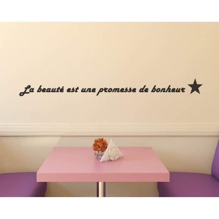 Stickers Citation Beautemarron Chocolat 180 X 19 Cm Achat Vente Stickers Cdiscount Stickers Citation Beautemarron Chocolat 180 X 19 Cm Achat Vente Stickers Cdiscount