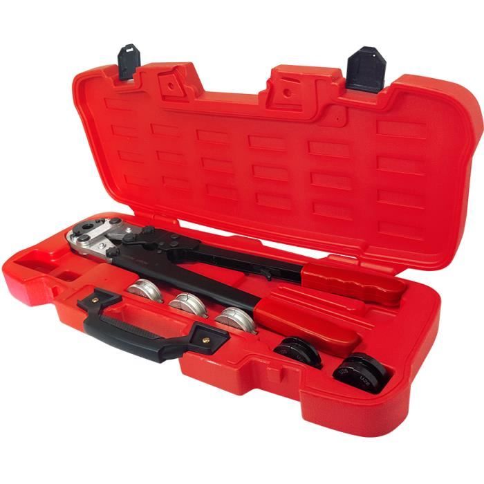 Coffret pince à sertir manuelle multicouche et PER avec 4 inserts TH ø 12 / 16 / 20 / 26 main image 0