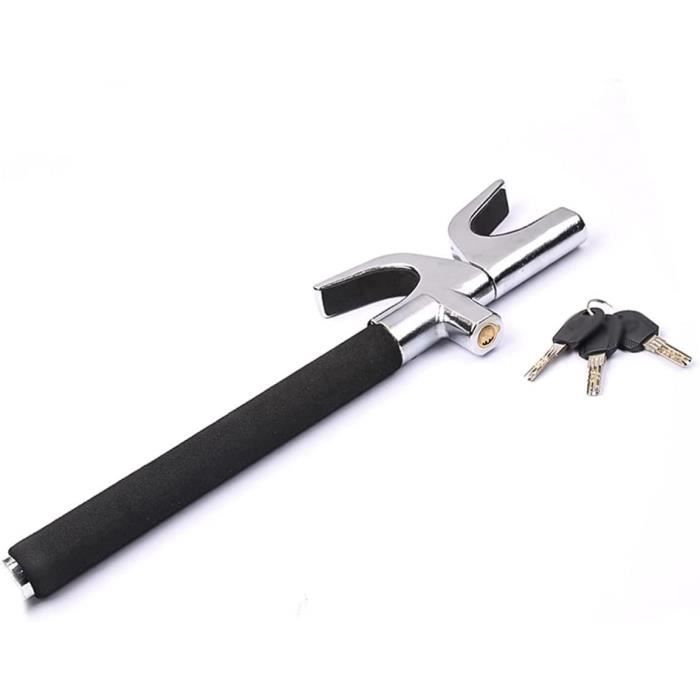 Antivol De Direction Voiture Barre Bloque Volant Anti Coupe En Acier Trempé 8000692653722