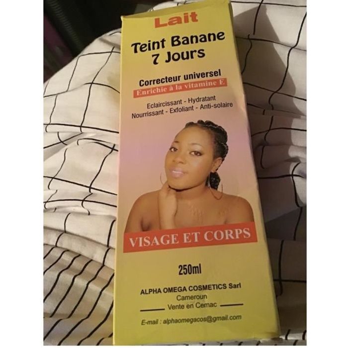 Lait Teint Banane 7 Jour A La Vitamine Eclaircissante Cdiscount Au Quotidien