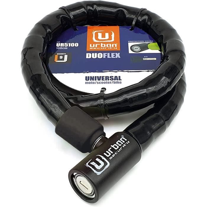 Urban UR5120 Chaîne Python antivol articulée Duoflex Acier renforcé ...