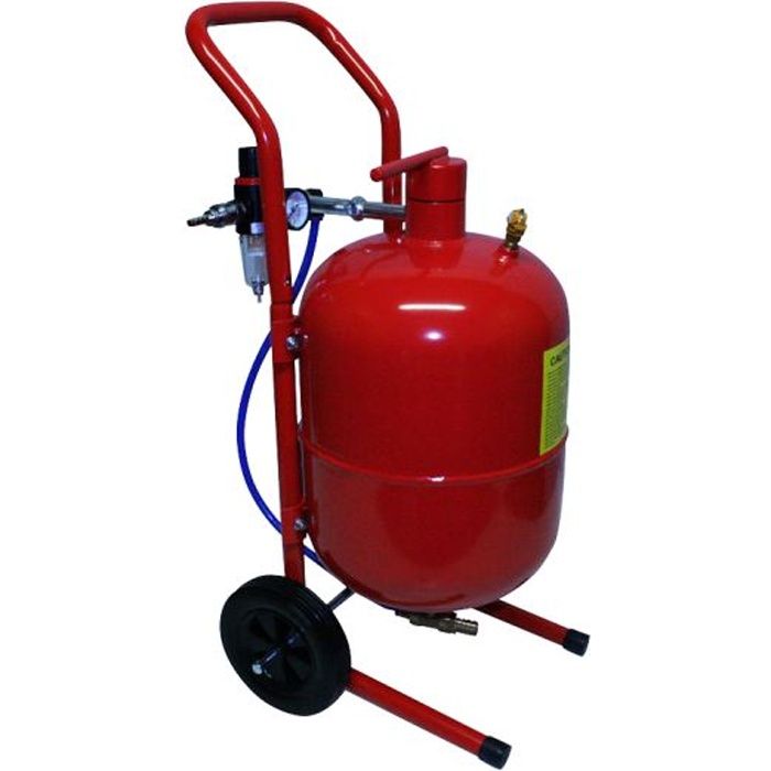 Sableuse mobile 19 litres 4-9 bar avec Accessoires - Bc-elec NESB-01-1